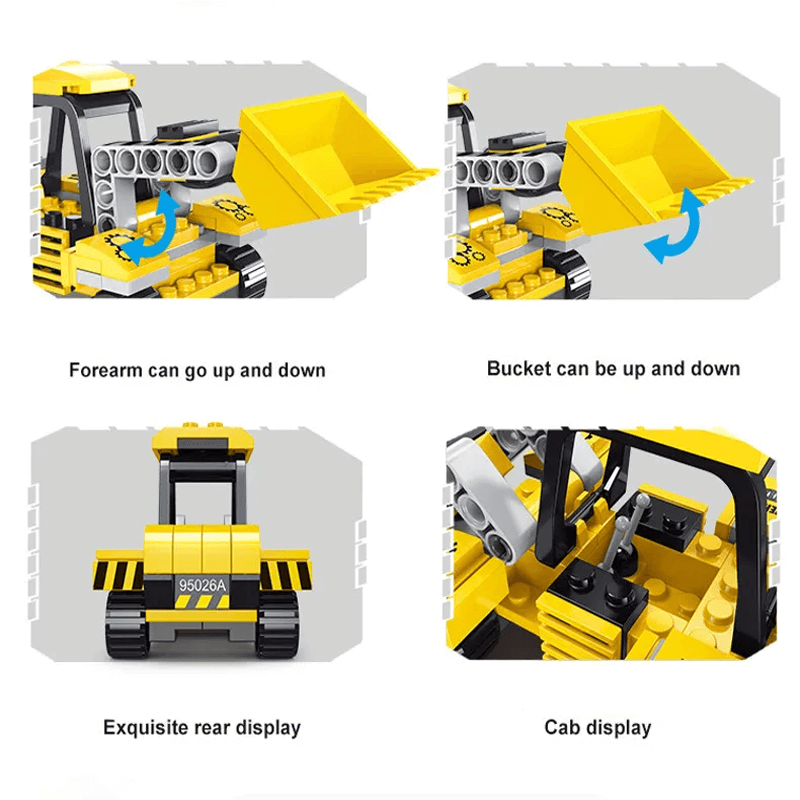 Mini Transportfordon Byggklossar - Bilmodeller