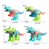 Dinosaurägg Byggsats - Överraskningsägg med Byggklossar, Skruva Isär och Montera Dina Egna Dinosaurier, DIY Blindbox Leksak för Barn