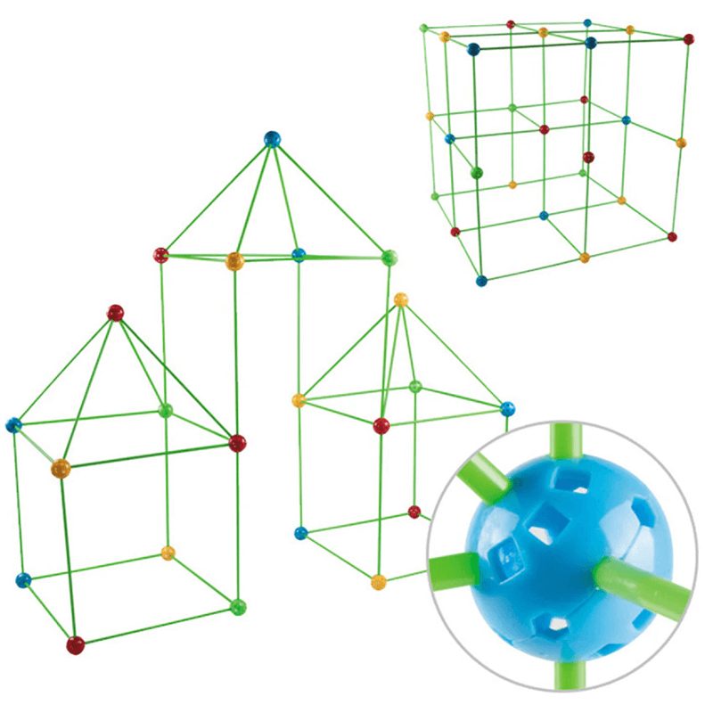 3D leikkimökki | Rakennussarja tikuilla