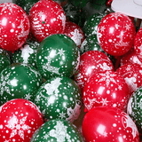 God Jul Ballonger i Flera Färger - Latexballonger Festballonger