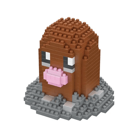 Poke Karaktärs Nanoblocks Anime Byggklossar