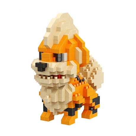 Poke Karaktärs Nanoblocks Anime Byggklossar