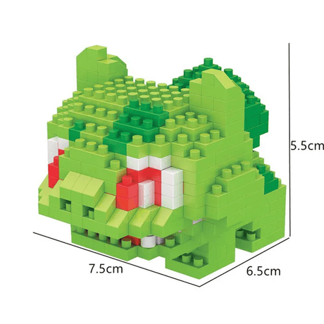 Poke Karaktärs Nanoblocks Anime Byggklossar