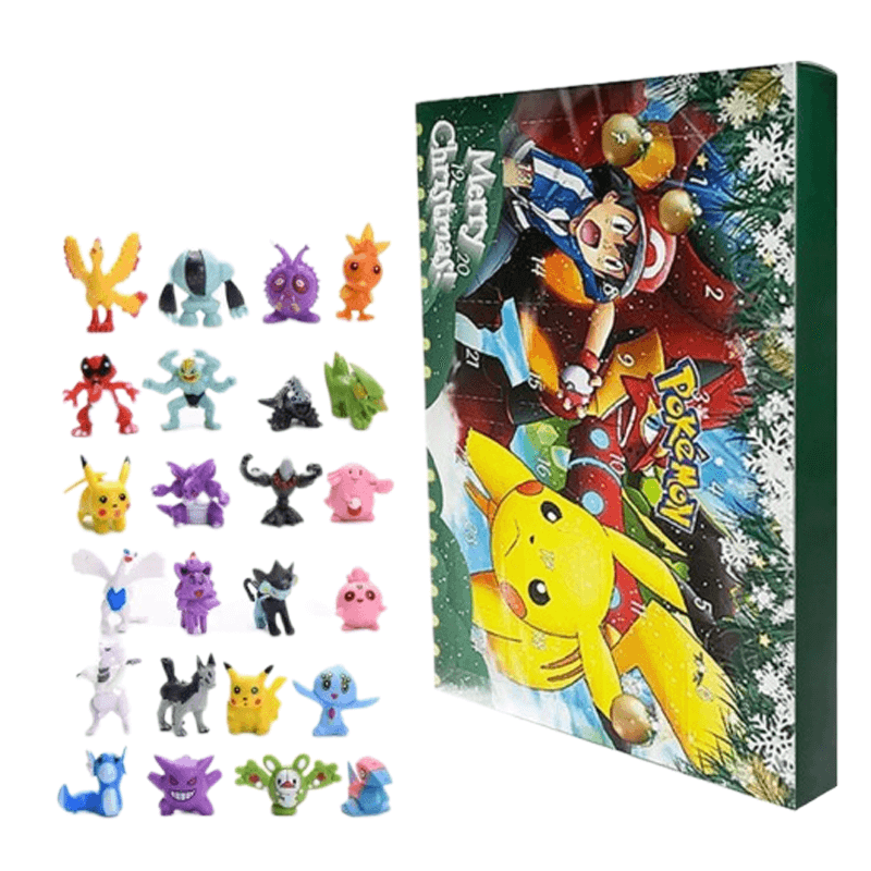 Poke Jul Adventskalender Mysterieskrin - 24st Figurer