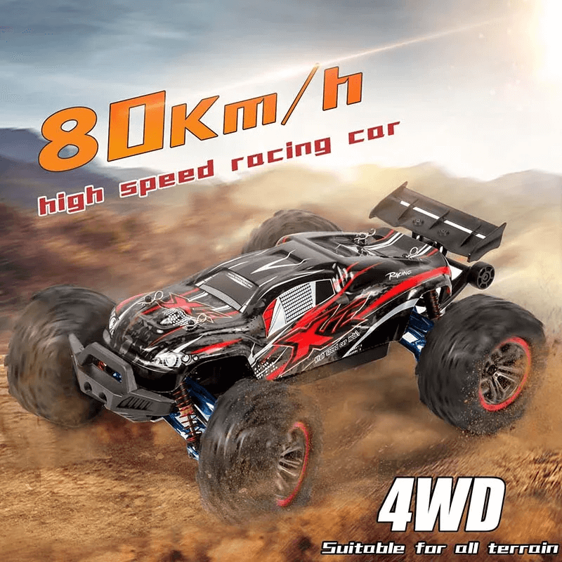 2.4G 4WD Borstlös RC-Bil – Hög Hastighet Off-Road Racingfordon med 80 km/h