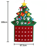 Jultome Snögubbe Advent Hängande Kalender Med 24-Fack