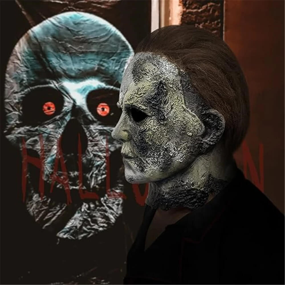 Halloween Michael Myers Mask – Skräckmask för Halloween och Cosplay