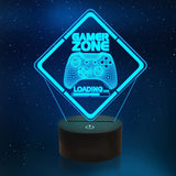 3D LED Lamppu Gamer