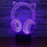 3D LED Lamppu Gamer