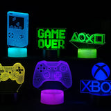 3D LED Lamppu Gamer