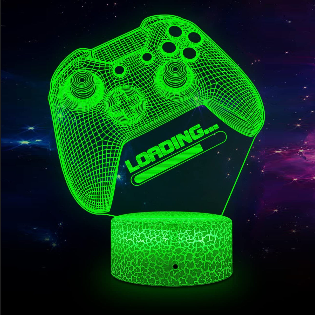 3D LED Lamppu Gamer