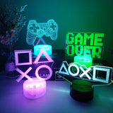 3D LED Lamppu Gamer