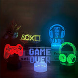 3D LED Lamppu Gamer