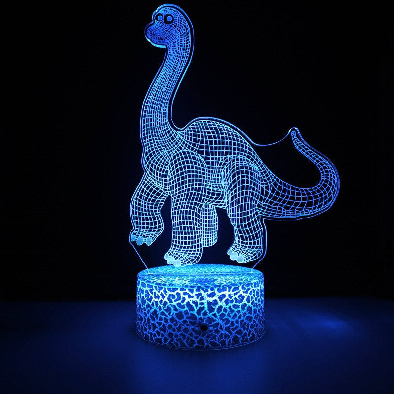 3D LED-valaisin Dinosaurus